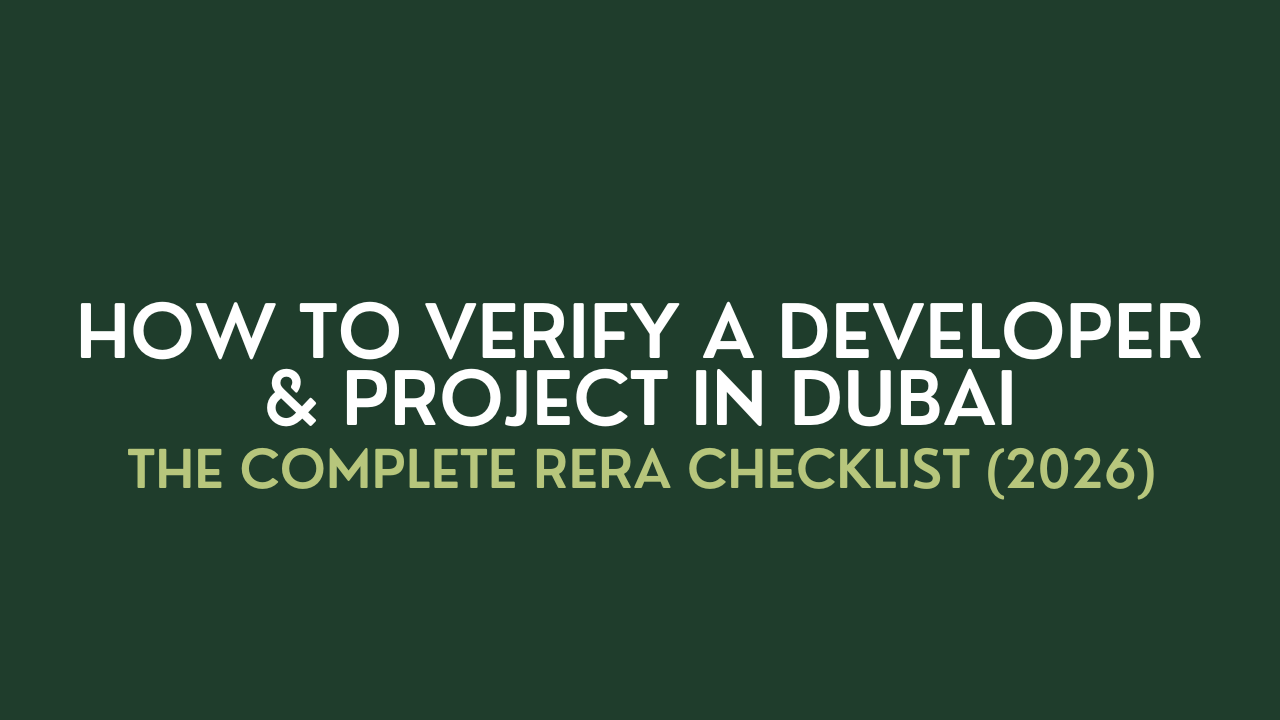 How to Verify a Developer & Project (RERA)